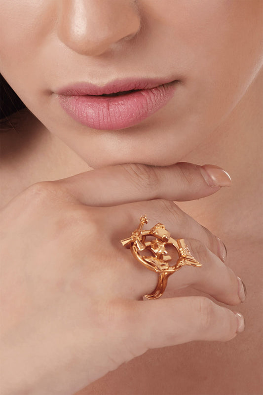Handcrafted Monogram Ring 