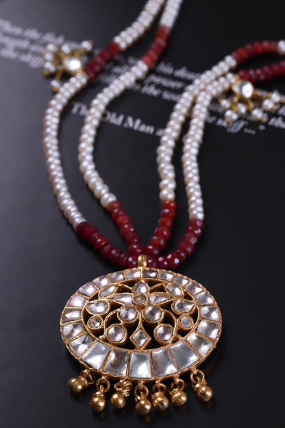 Polki Embellished Mathapatti 
