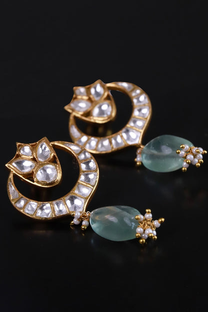 Polki Embellished Chandbalis 