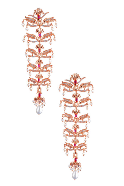 Bead Drop Tiered Chandeliers 