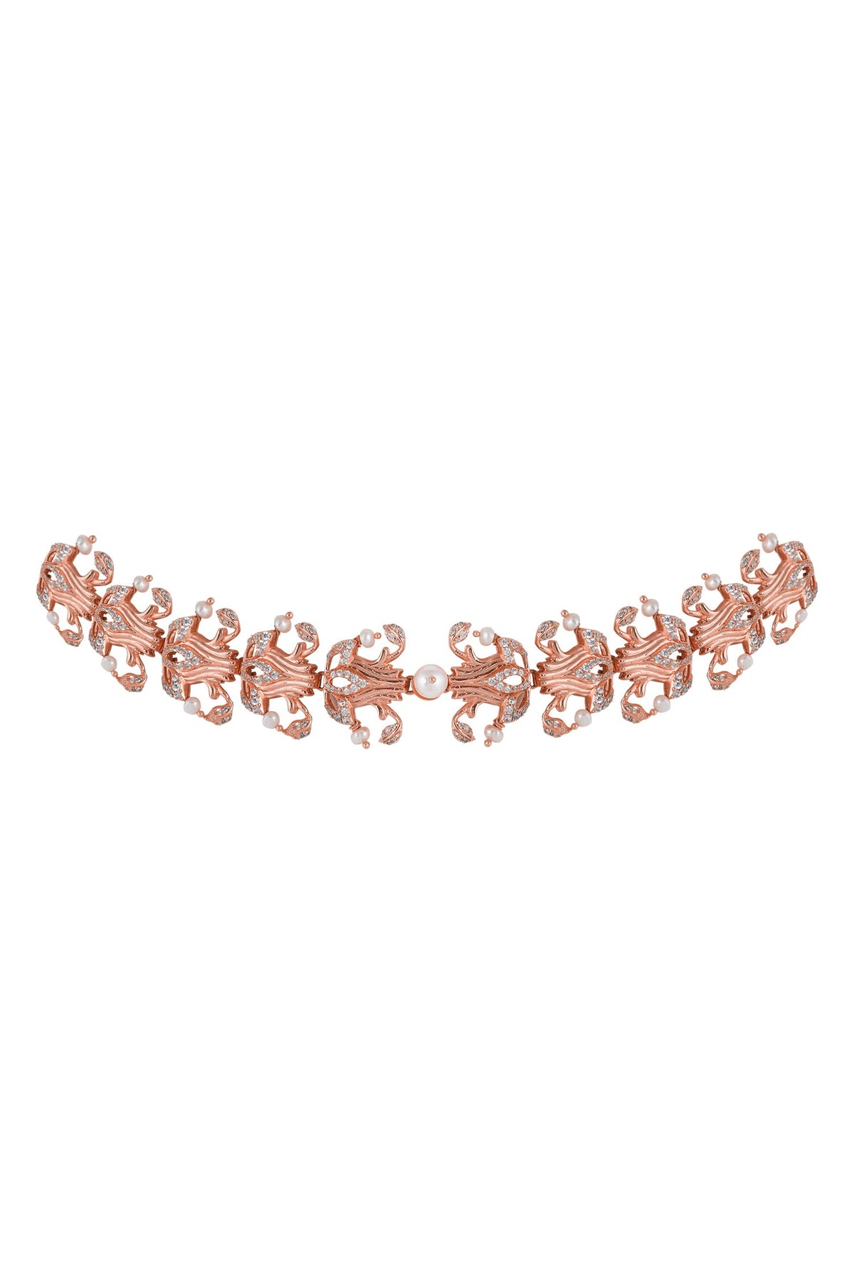 Floral Stone Choker 