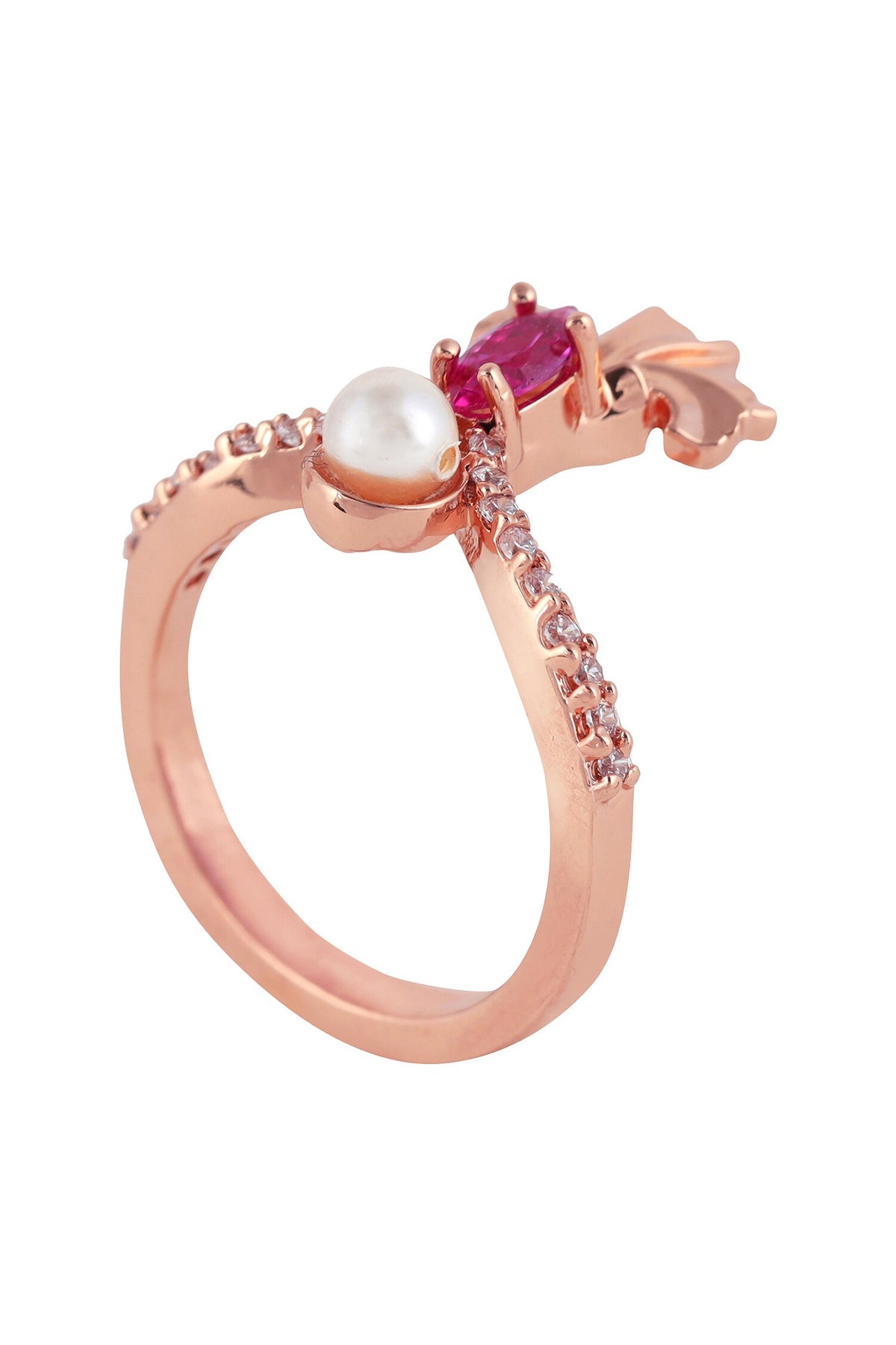 Floral Stone Ring 