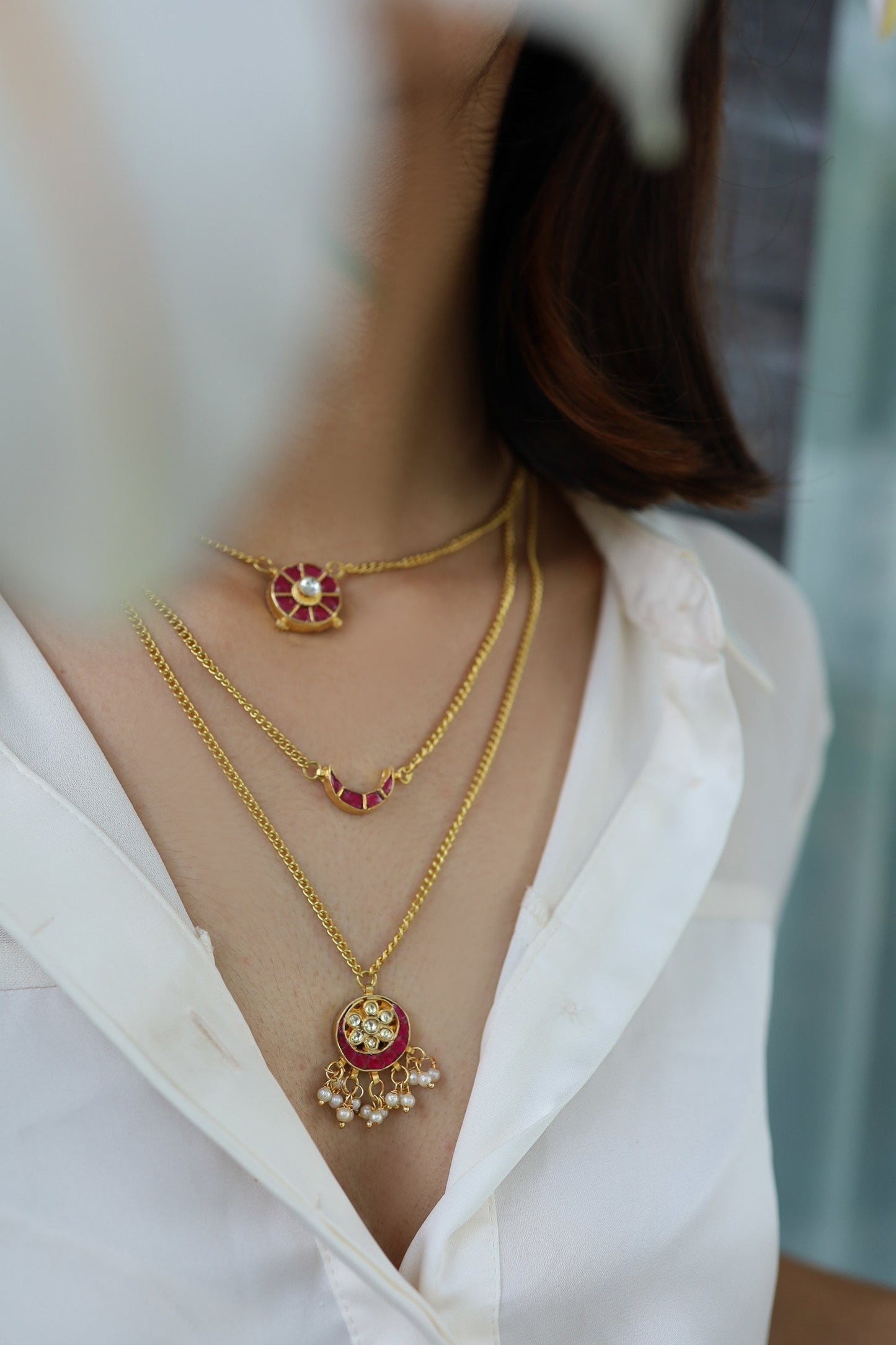 Layered Kundan Chain 