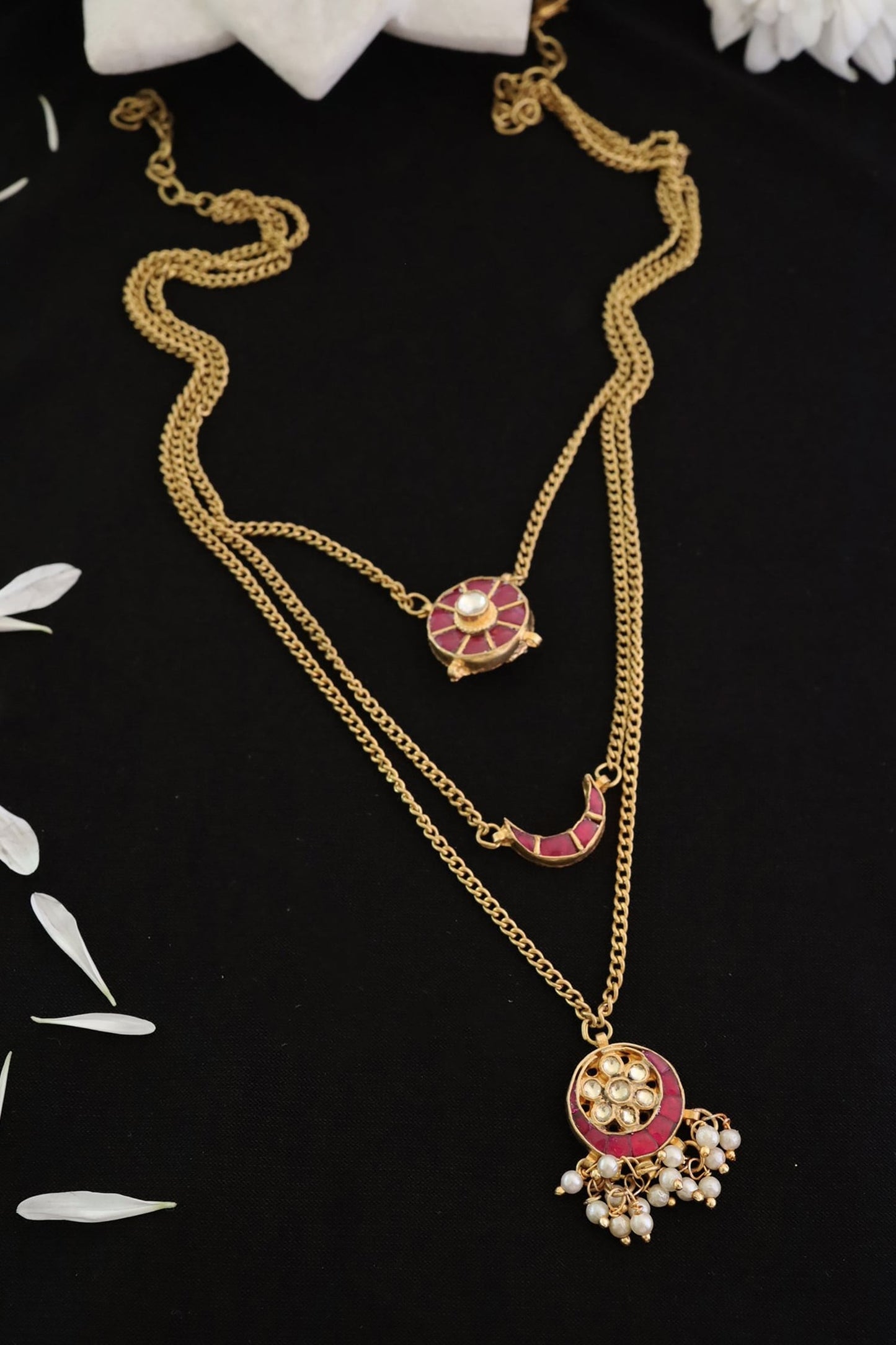 Layered Kundan Chain 