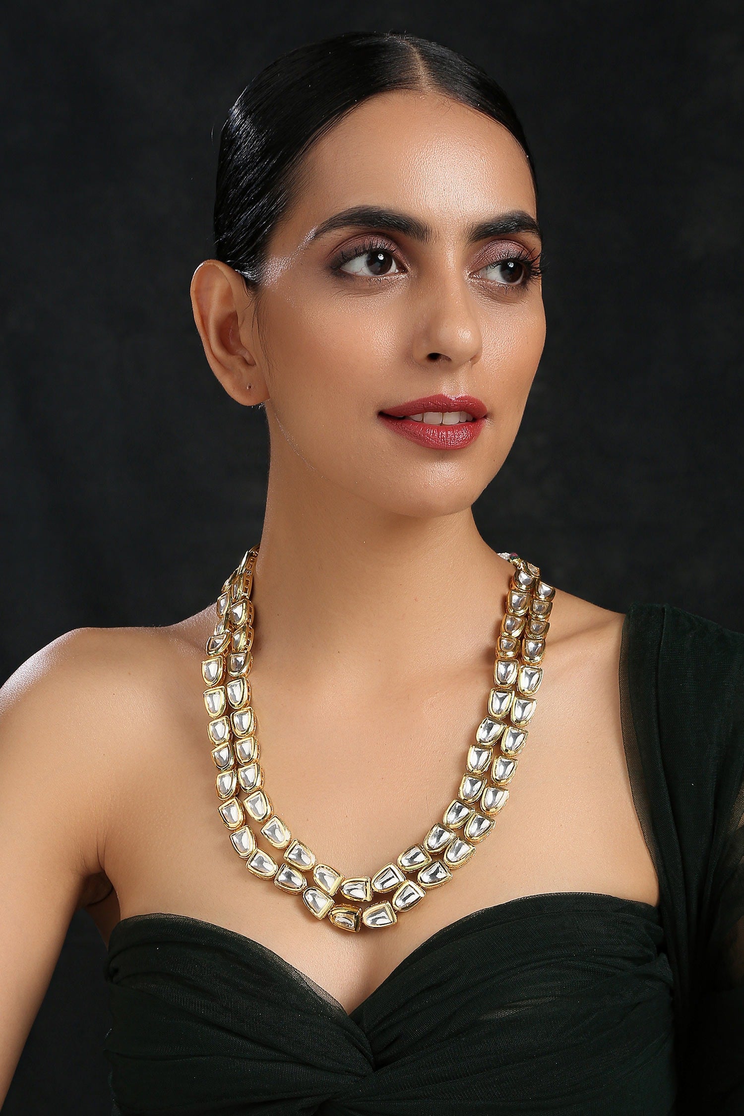 Layered Kundan Necklace 