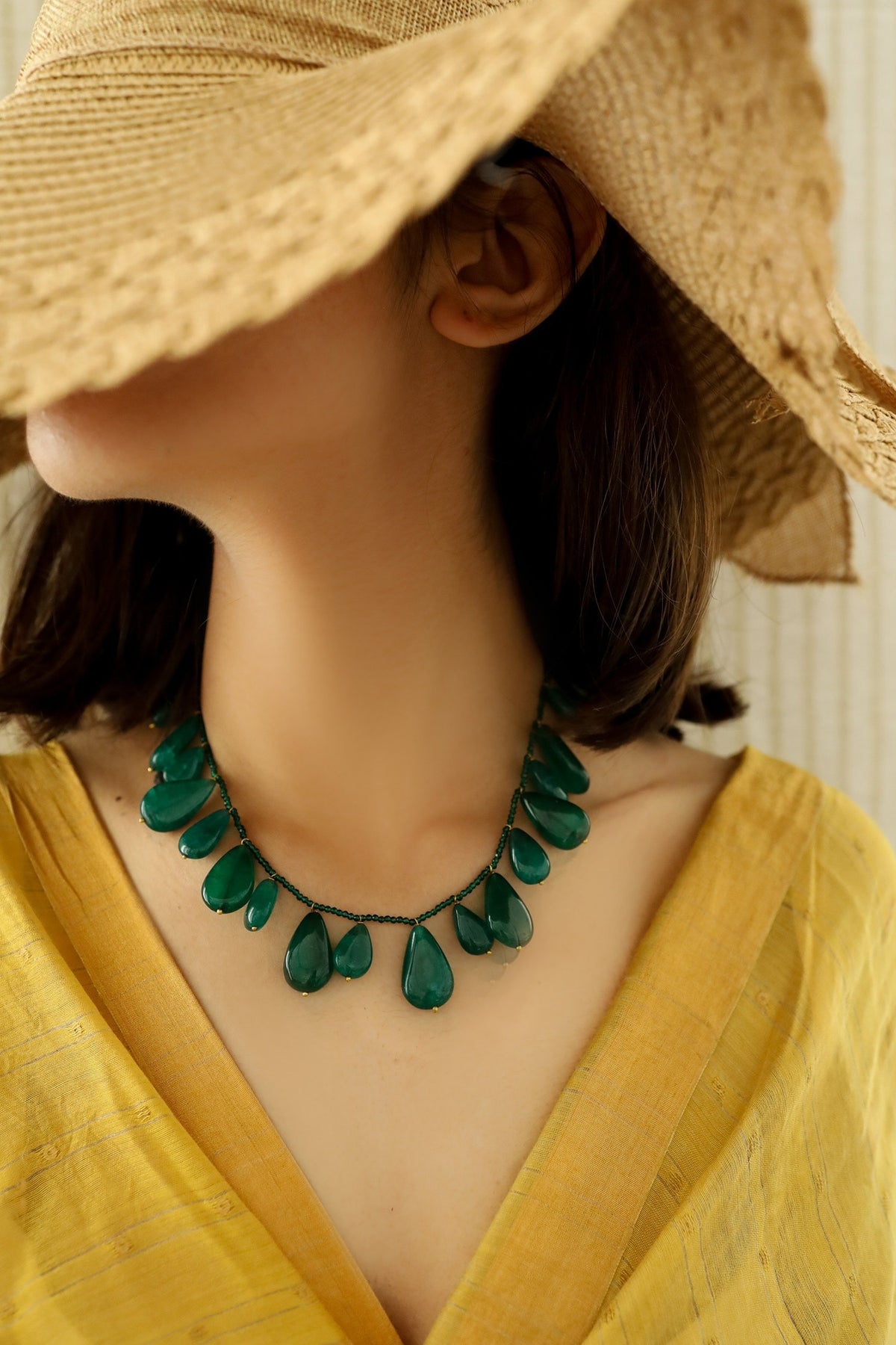 Stone Drop Necklace 