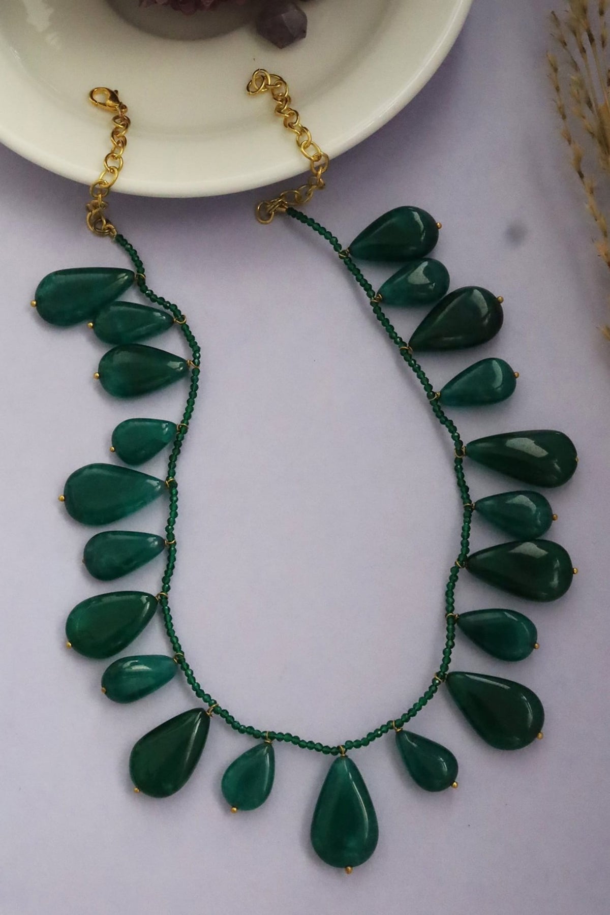 Stone Drop Necklace 