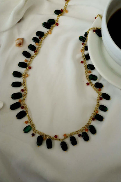 Stone Long Necklace 