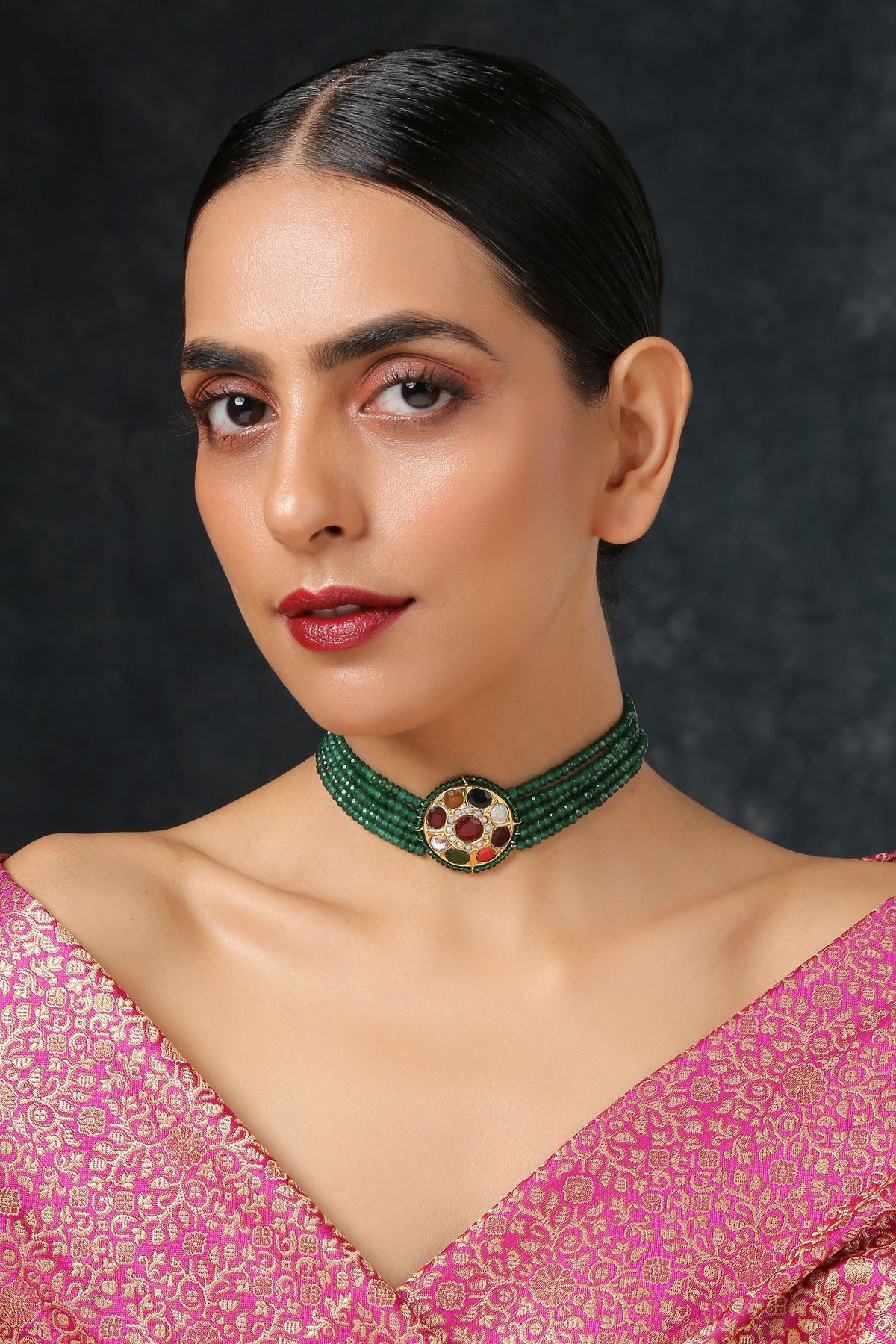 Kundan Pendant Choker 