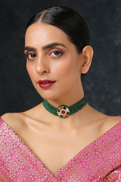 Kundan Pendant Choker 