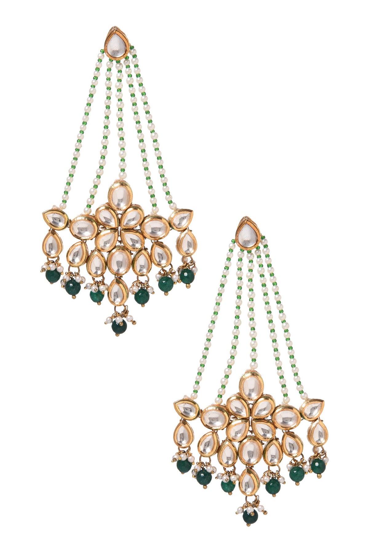 Kundan Long Earrings 