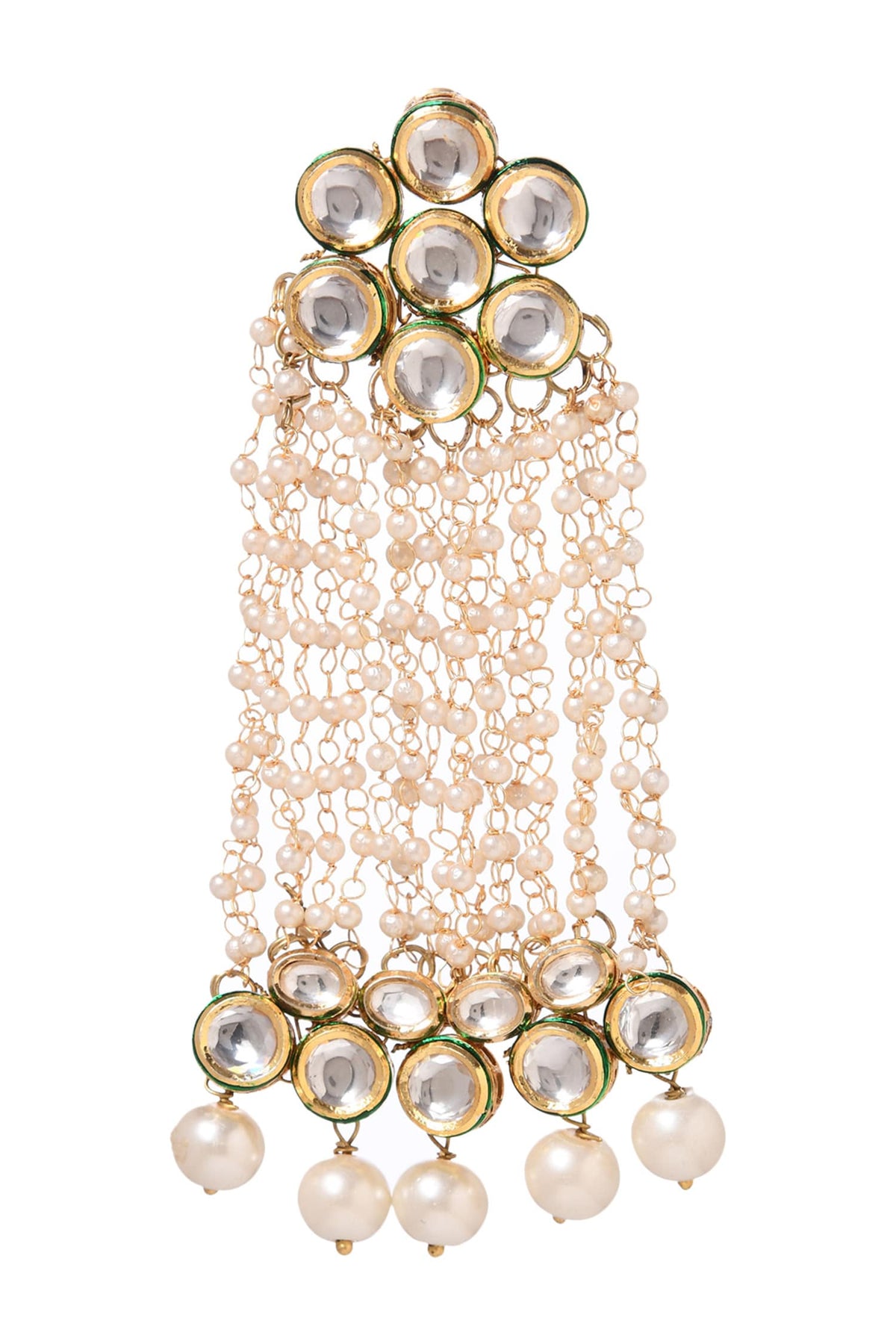 Kundan Long Earrings 