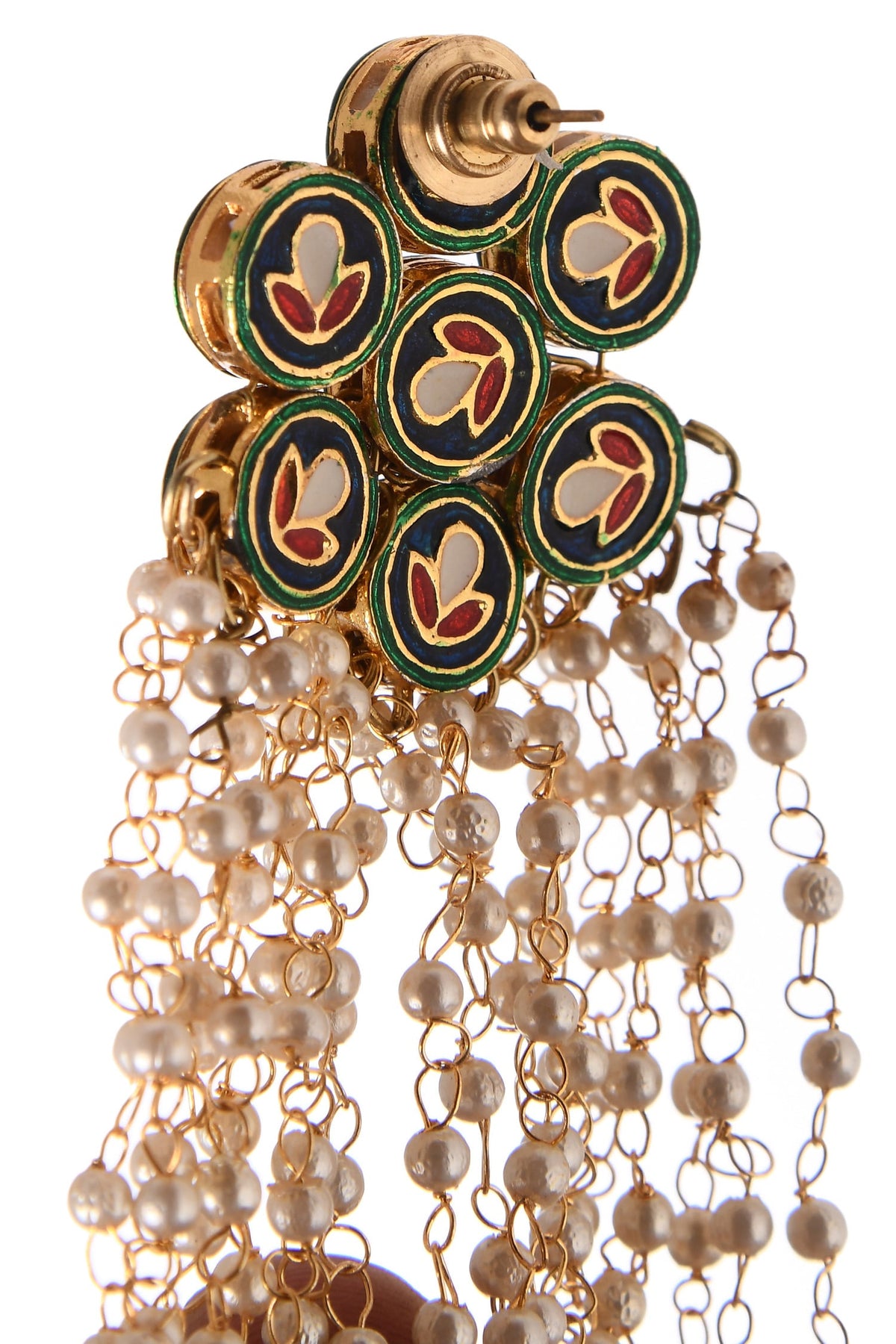 Kundan Long Earrings 