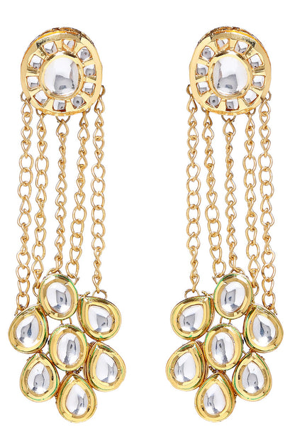 Kundan Chain Danglers 