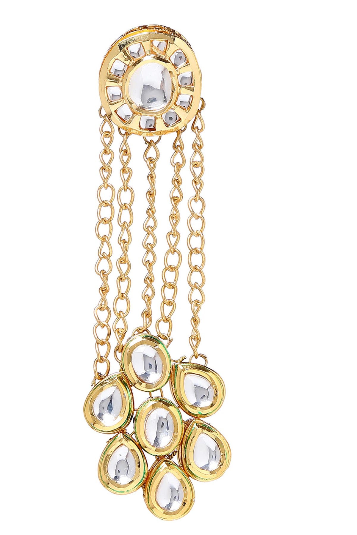 Kundan Chain Danglers 