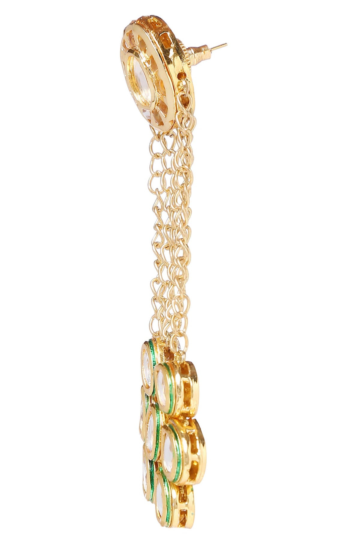Kundan Chain Danglers 