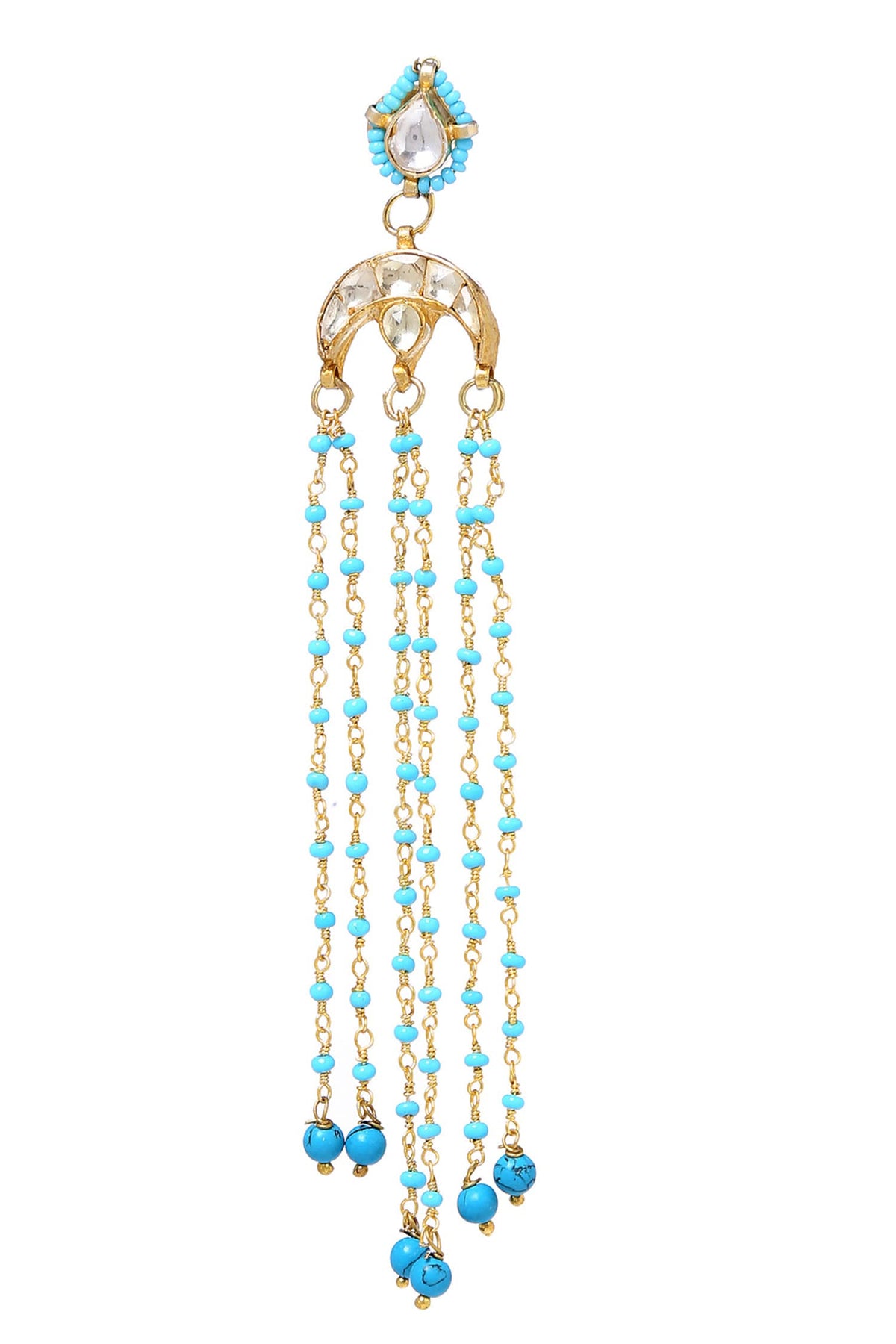 Kundan Chain Earrings 
