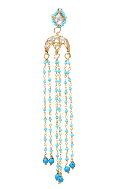 Kundan Chain Earrings 