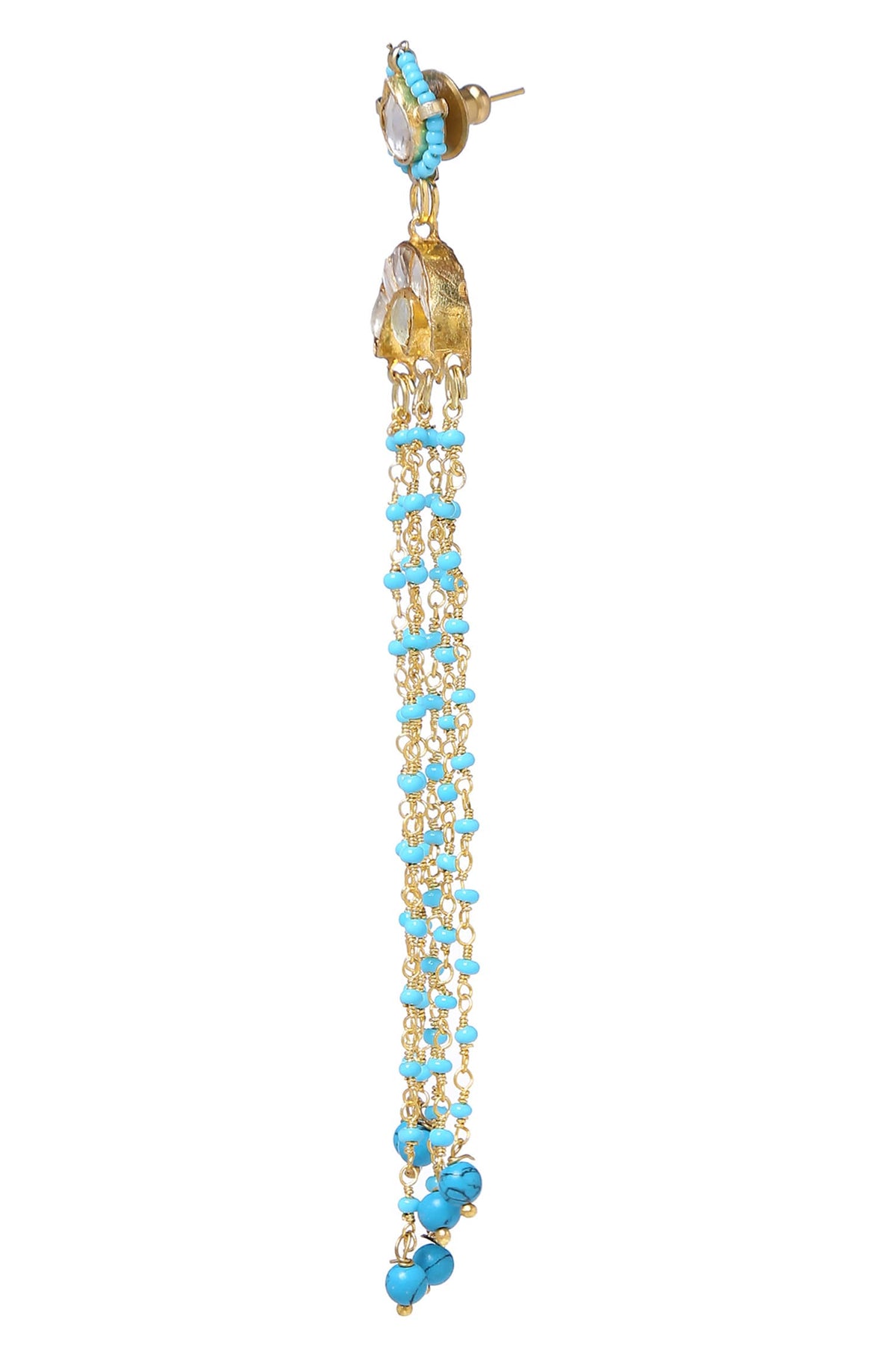 Kundan Chain Earrings 