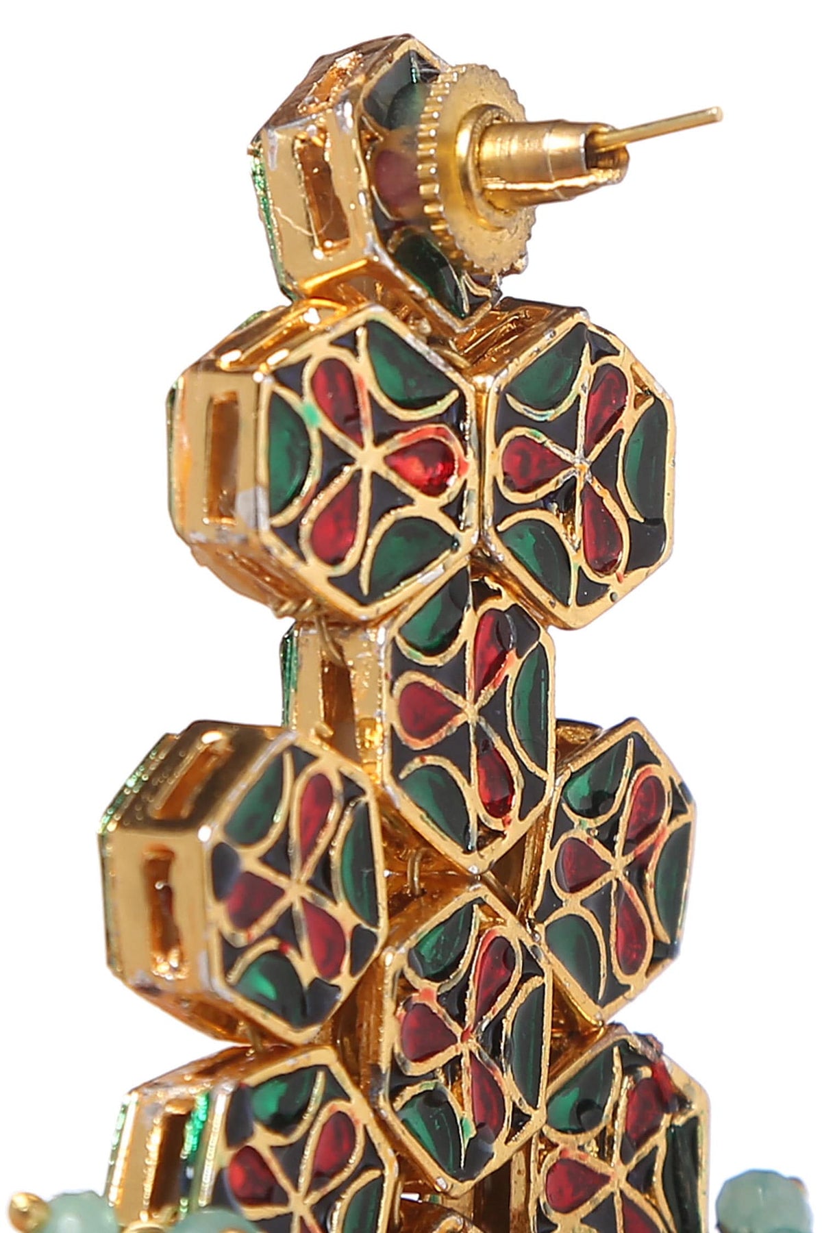 Kundan Earrings with Maangtikka 