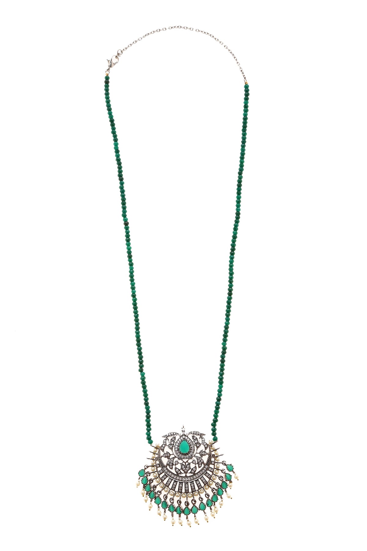 Beaded Pendant Necklace 