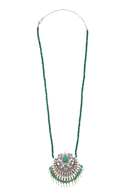 Beaded Pendant Necklace 
