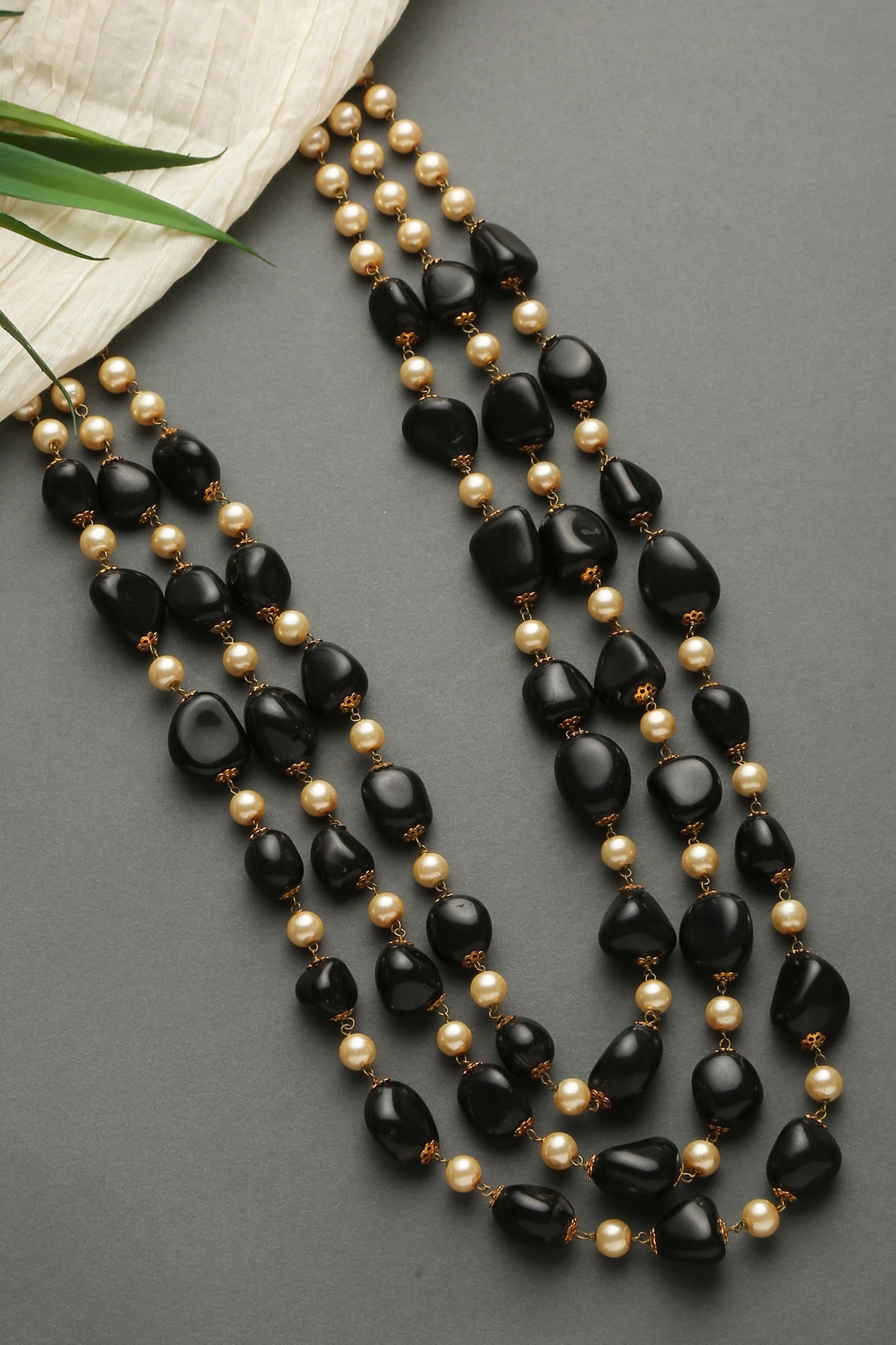Beaded Layered Necklace 