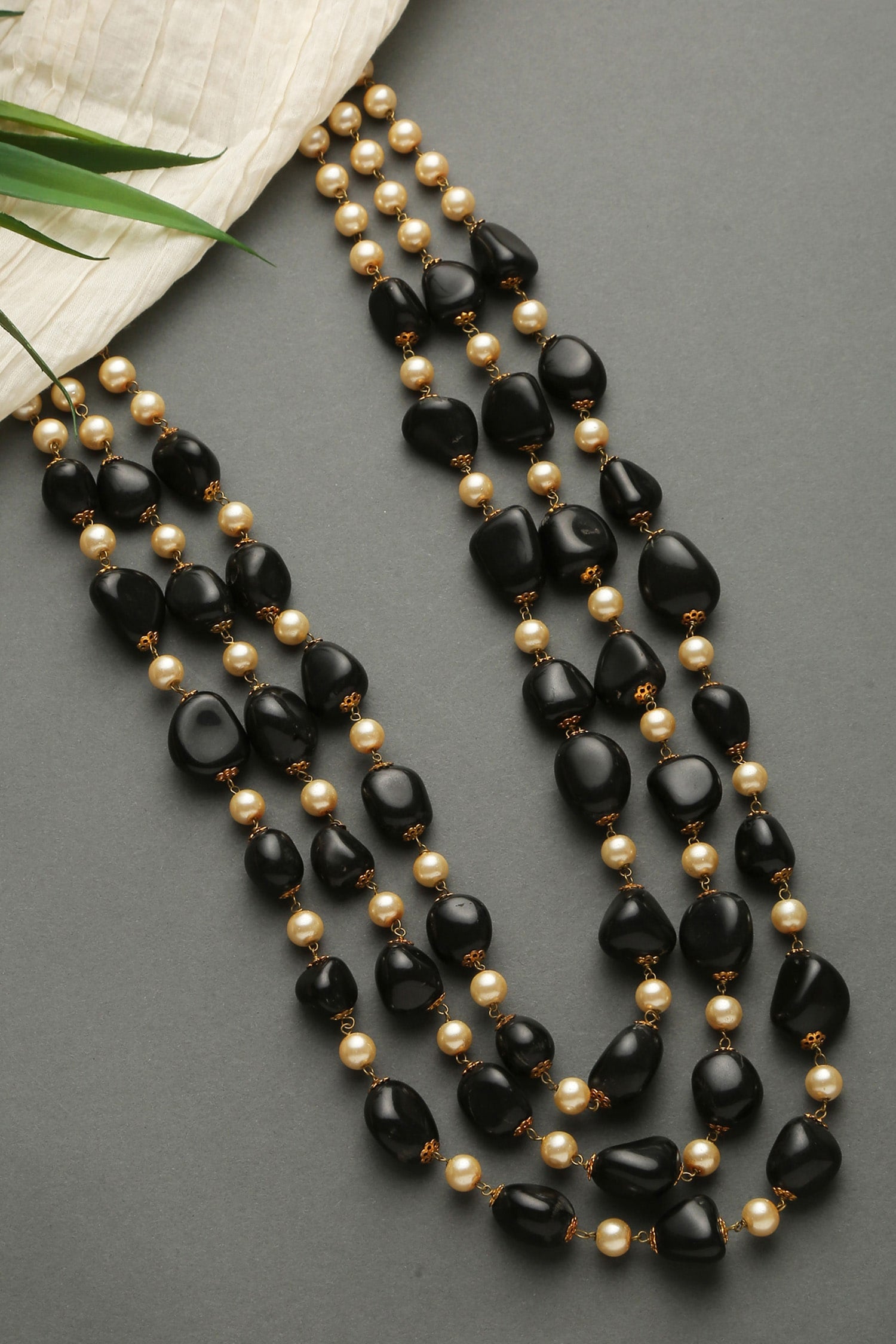 Beaded Layered Necklace 