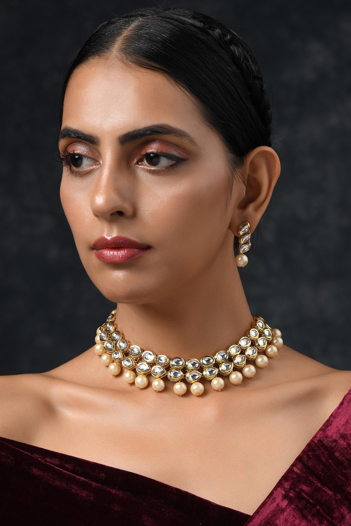 Kundan Jewellery Set 