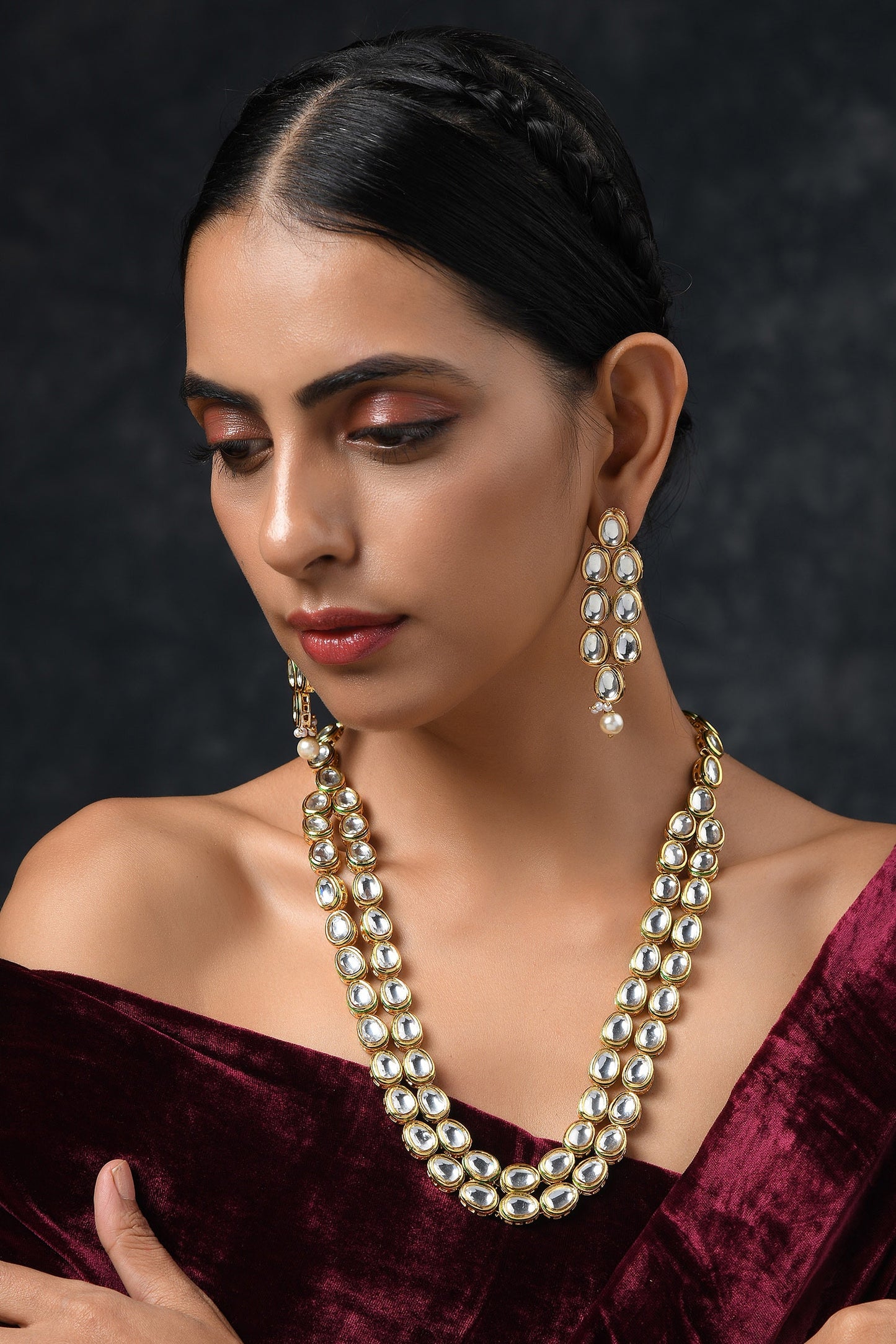 Kundan Jewellery Set 