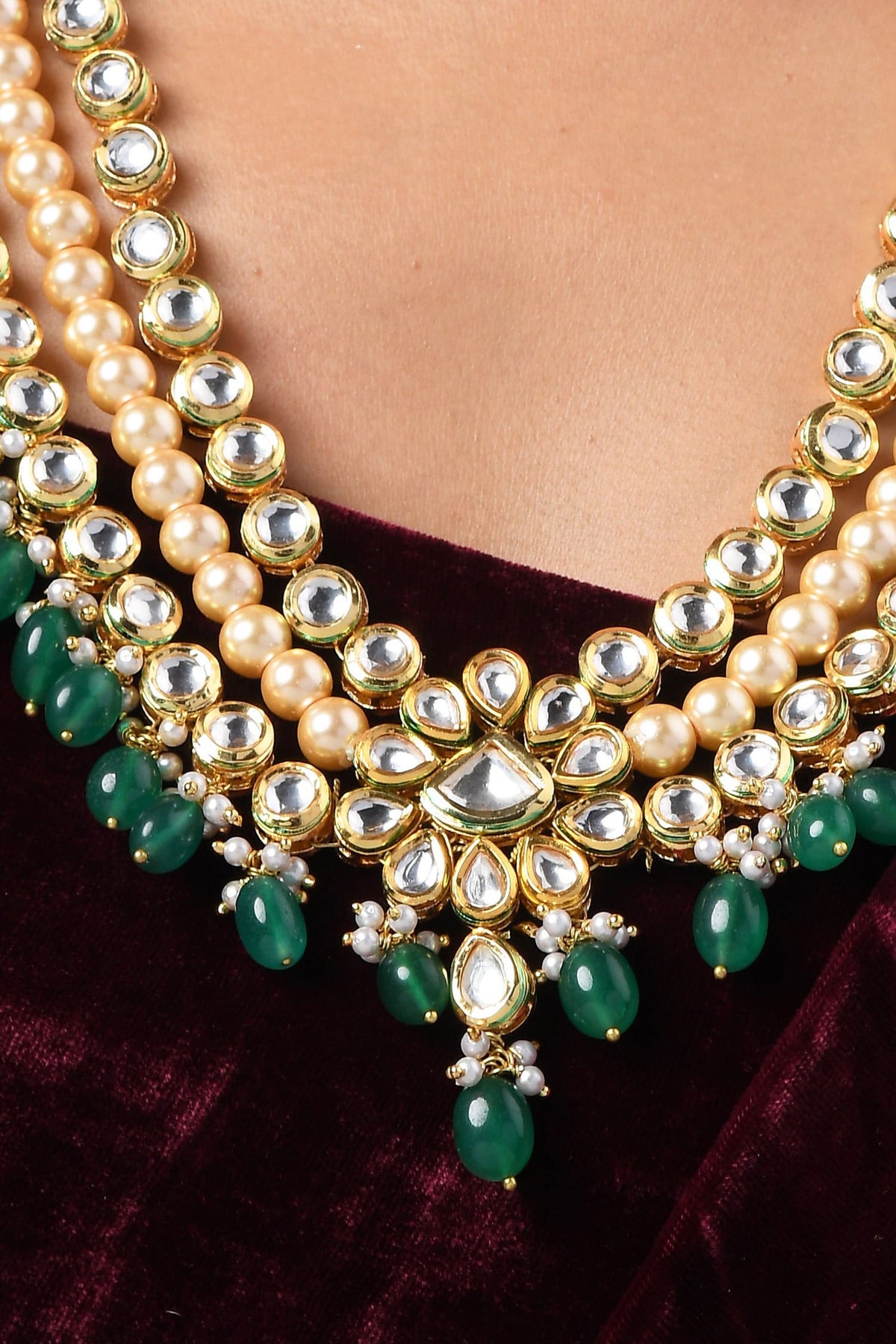 Kundan Layered Necklace 
