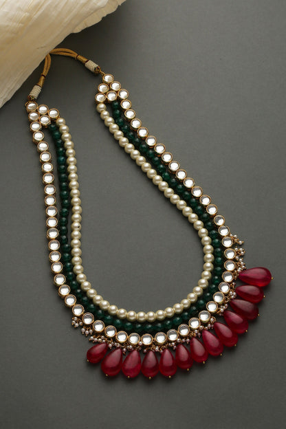 Kundan Layered Necklace 