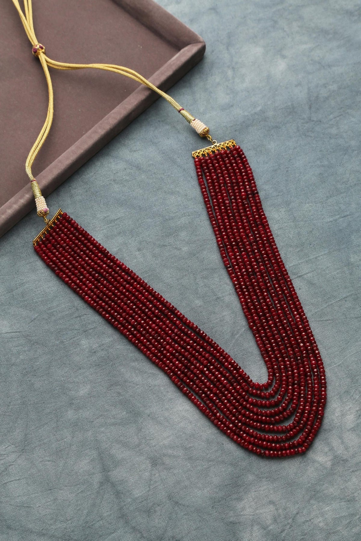 Bead Layered Necklace 
