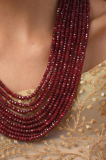 Bead Layered Necklace 