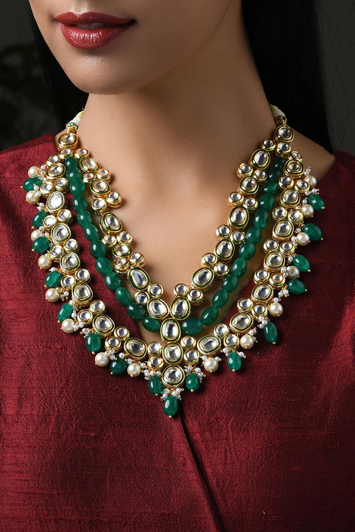 Kundan Layered Necklace 