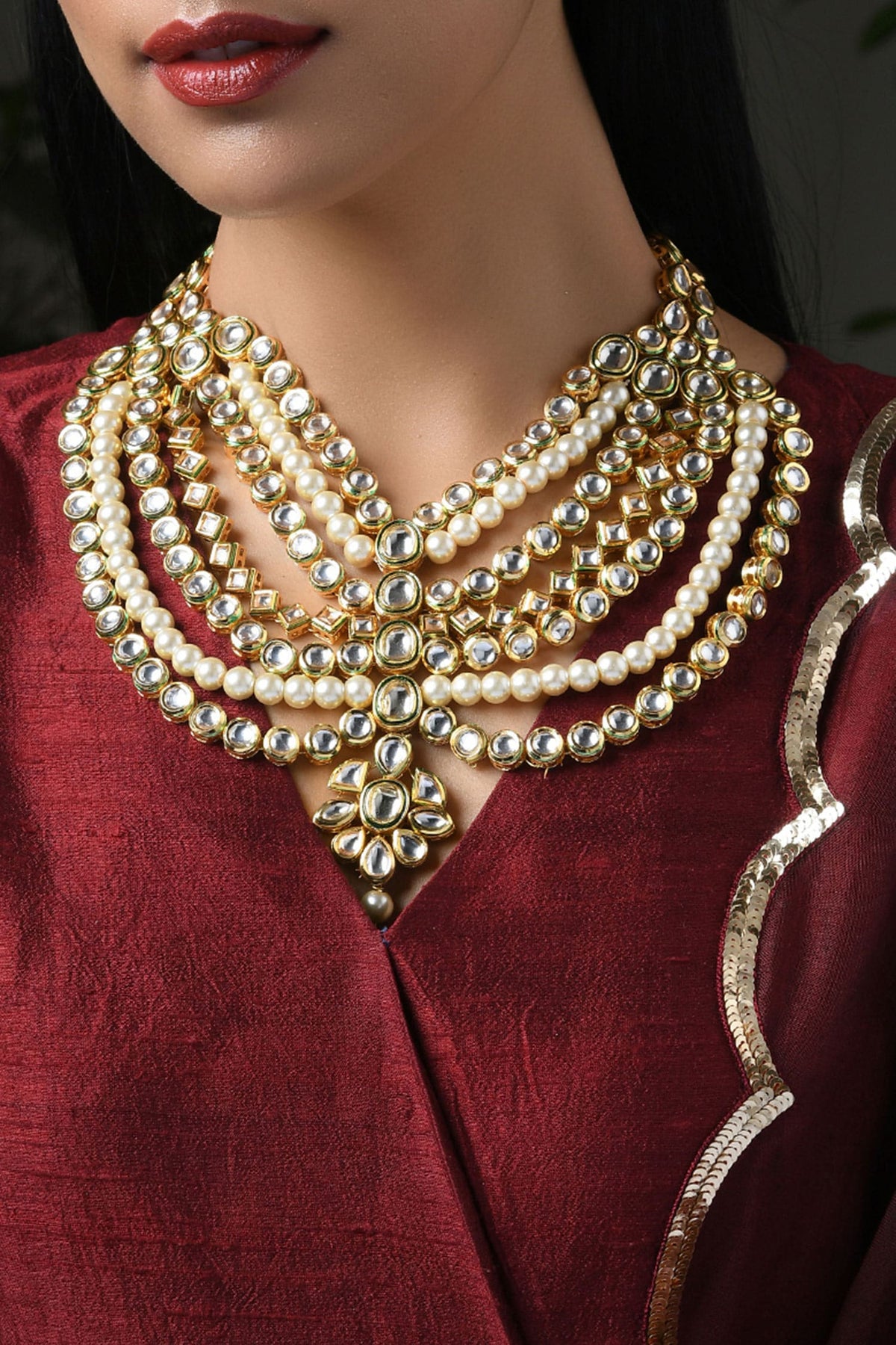 Kundan Layered Choker 
