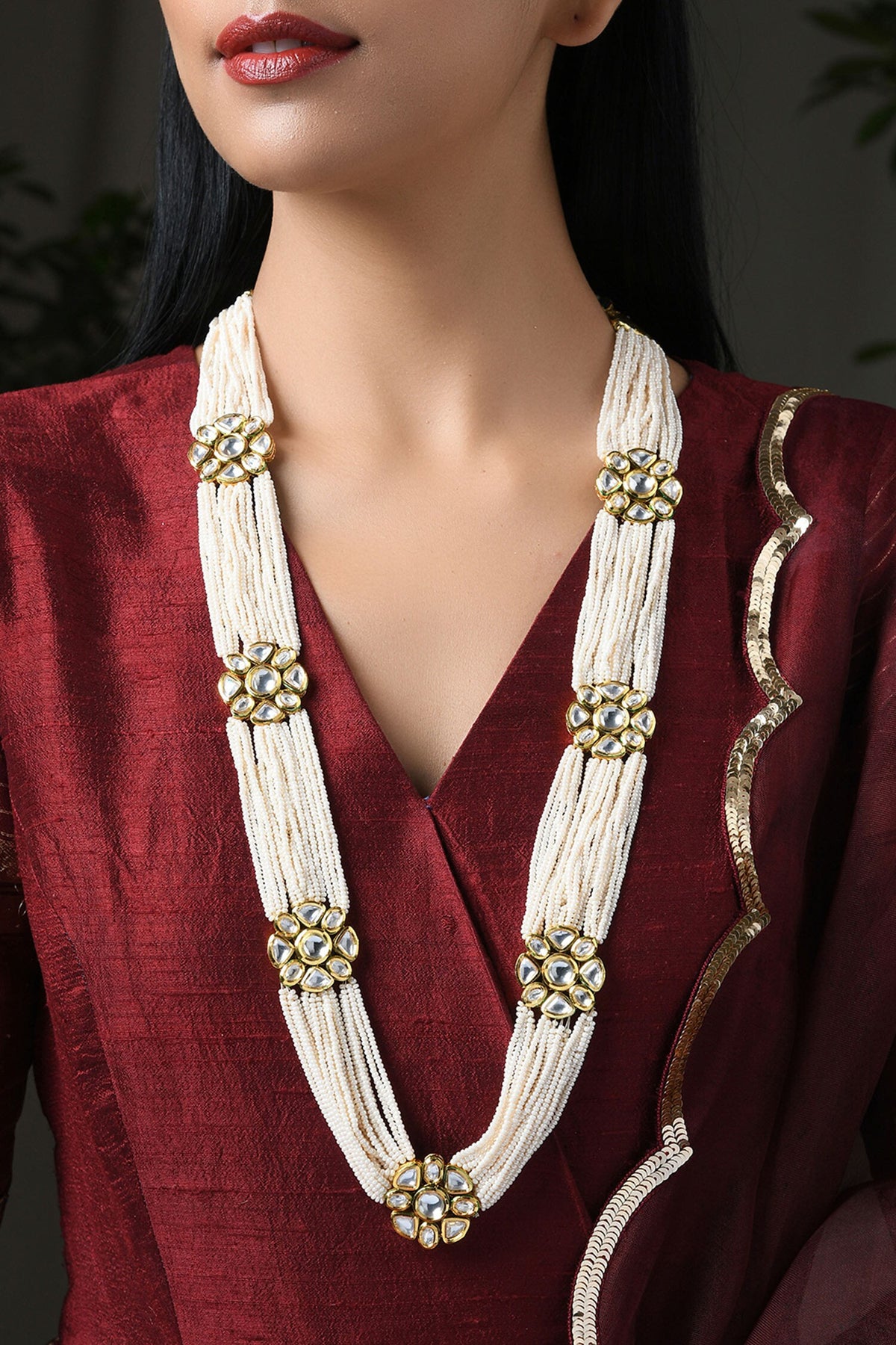 Kundan Layered Necklace 
