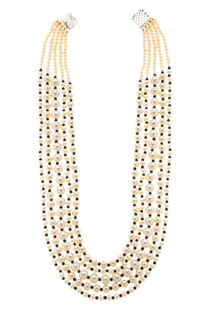 Bead Layered Necklace 