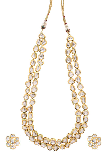 Kundan Layered Necklace Set 