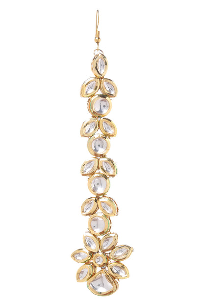 Floral Kundan Maangtikka 