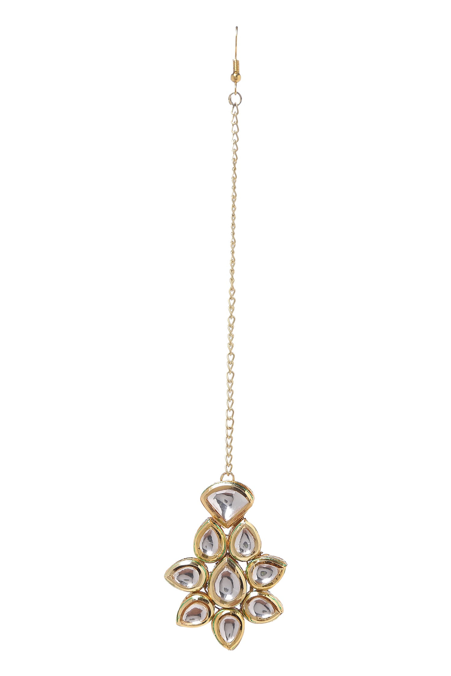 Handcrafted Kundan Maangtikka 