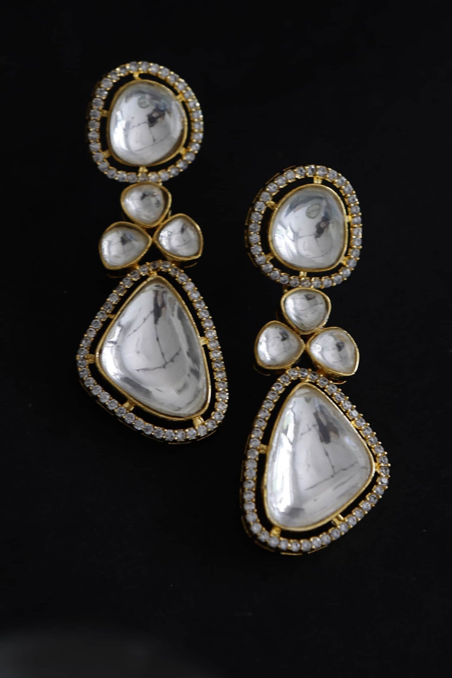Victorian Polki Danglers And Drops 