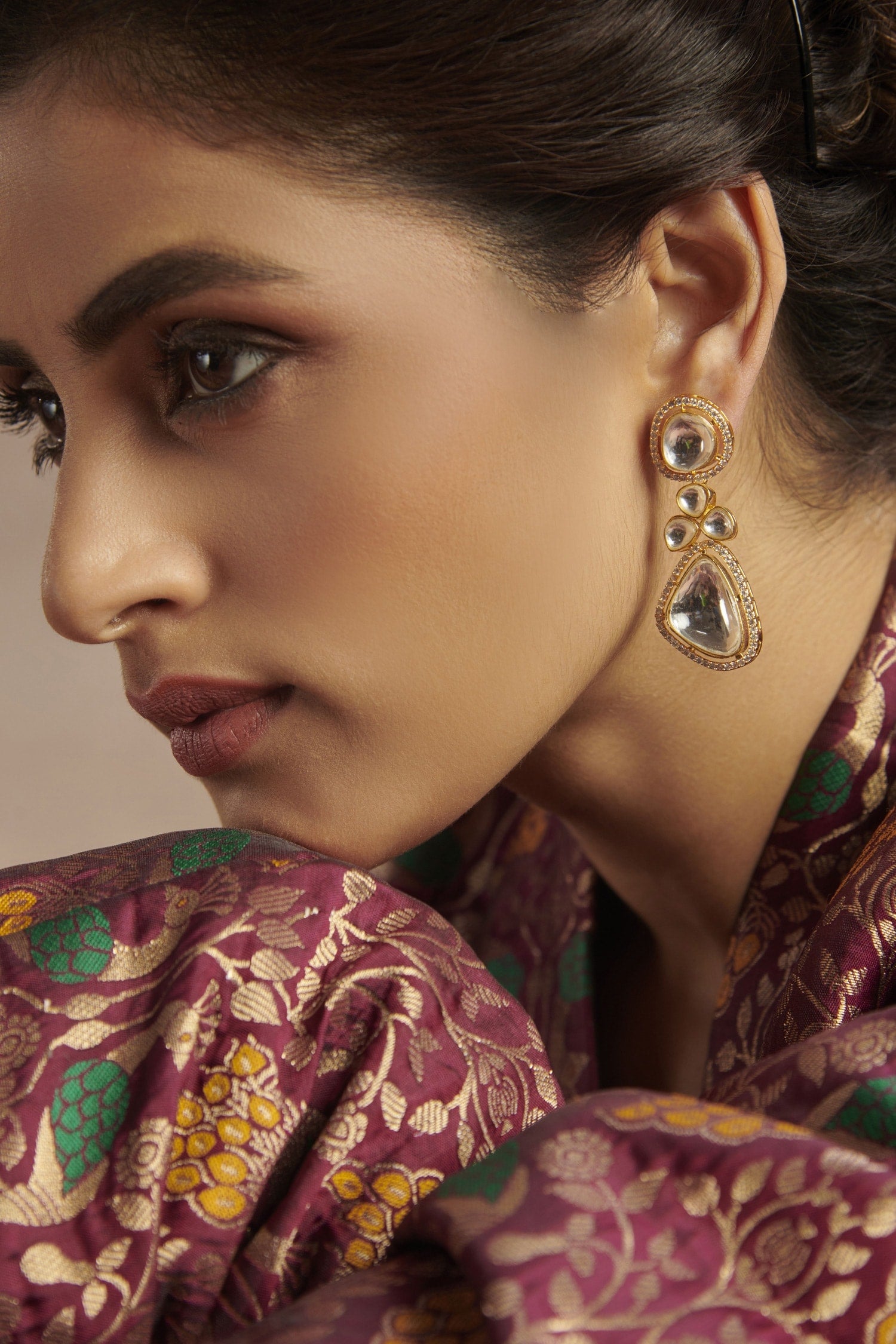 Victorian Polki Danglers And Drops 