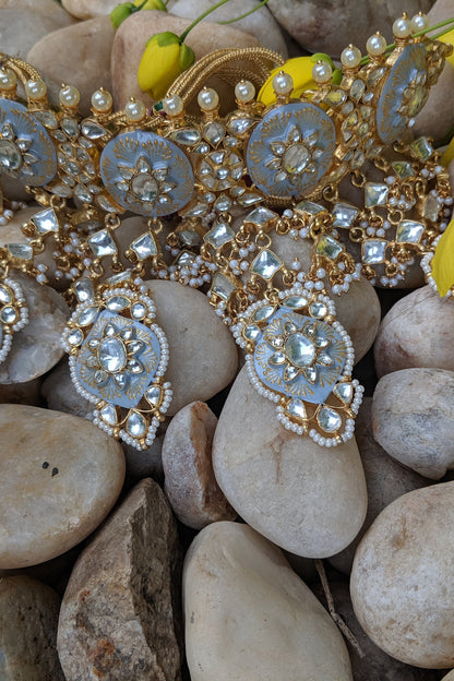 Stone Enamel Choker Set 