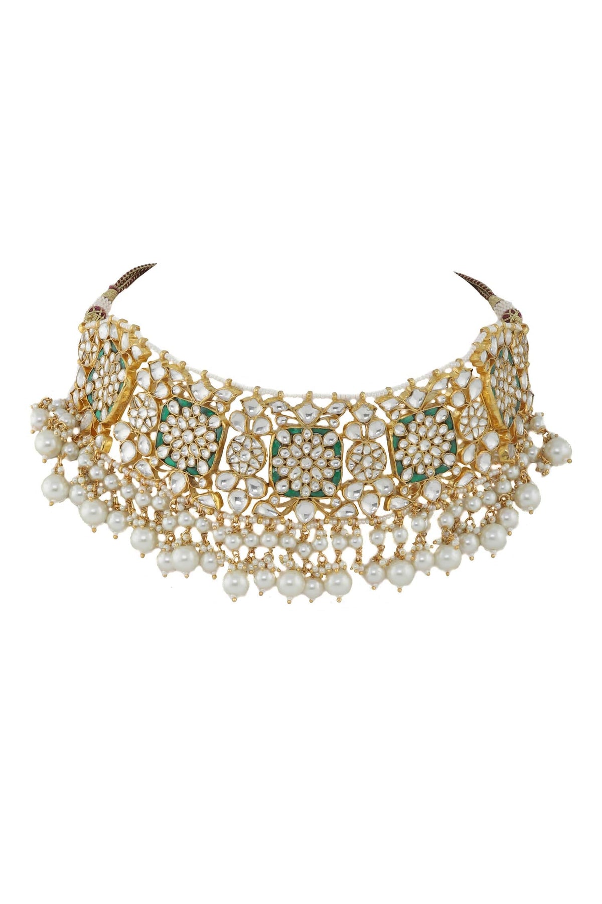 Stone Enamel Choker Set 