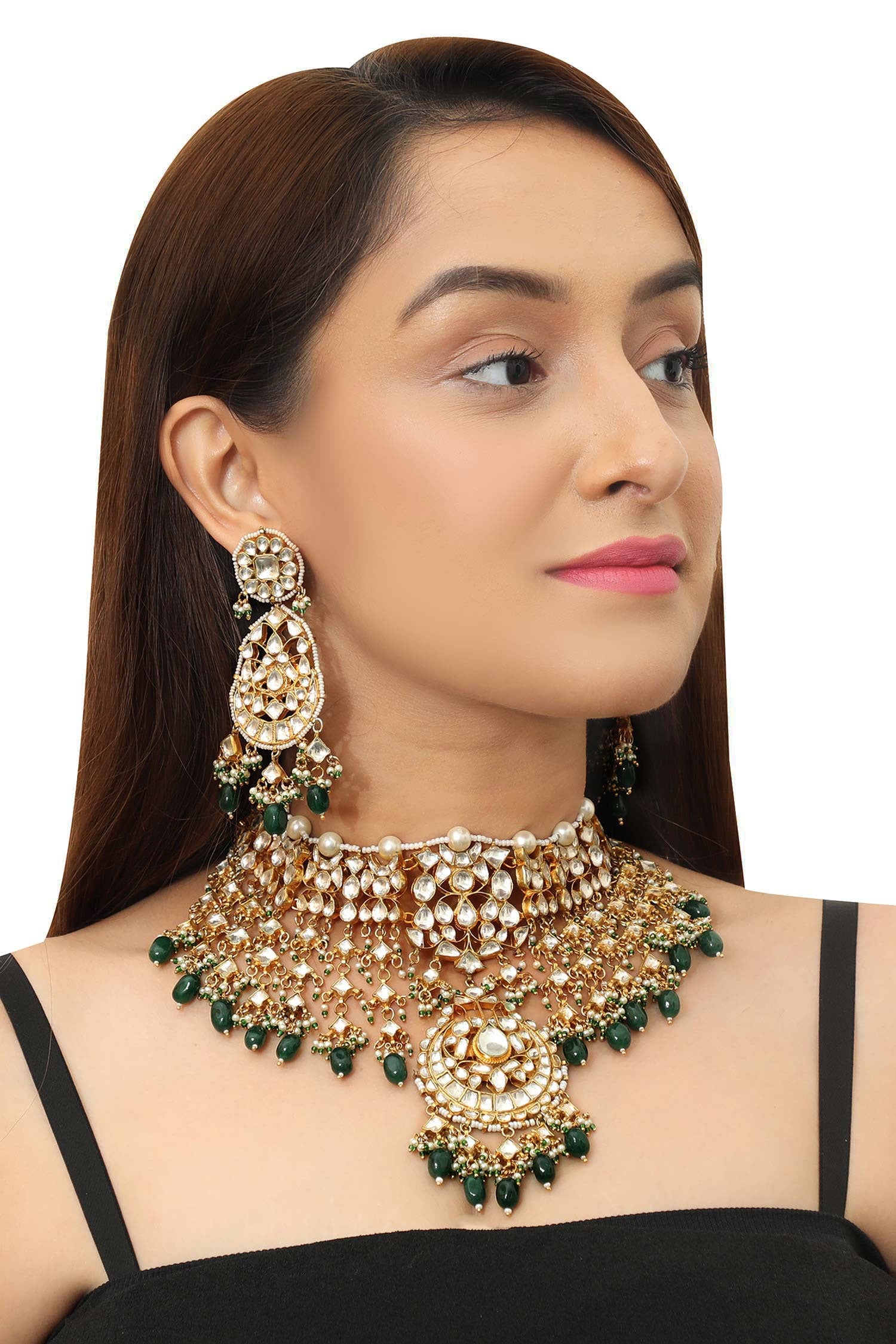 Chandbali Pendant Choker Set 