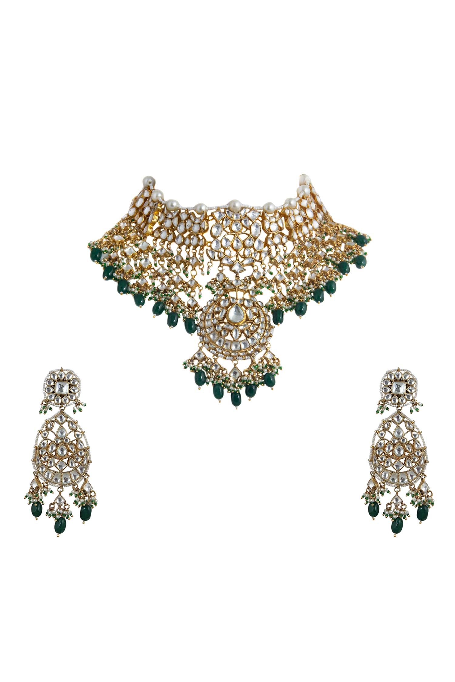 Chandbali Pendant Choker Set 
