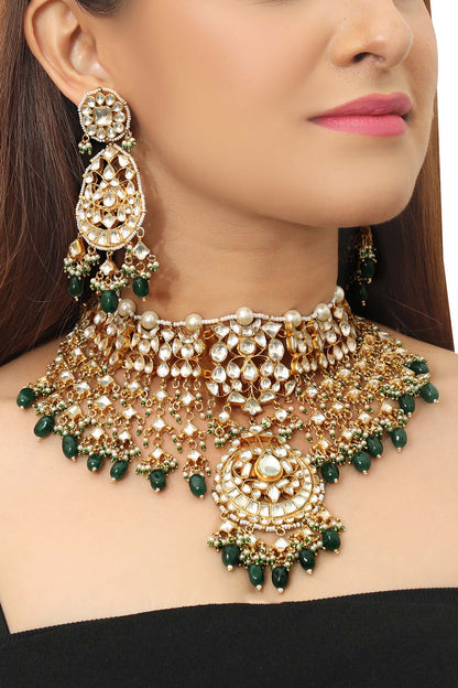 Chandbali Pendant Choker Set 