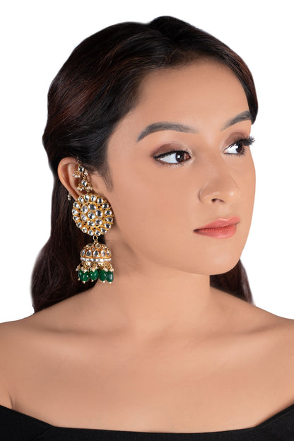 Stone Bead Drop Choker Set 