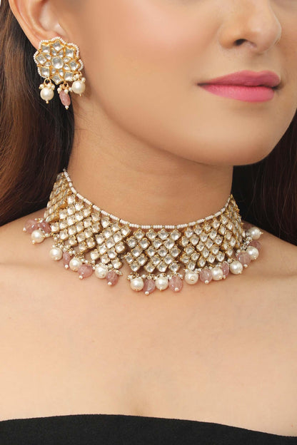 Bead Drop Choker Set 